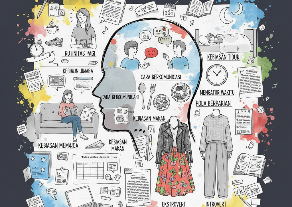 Kepribadian Seseorang Dilihat Dari Kebiasaan Sehari-Hari